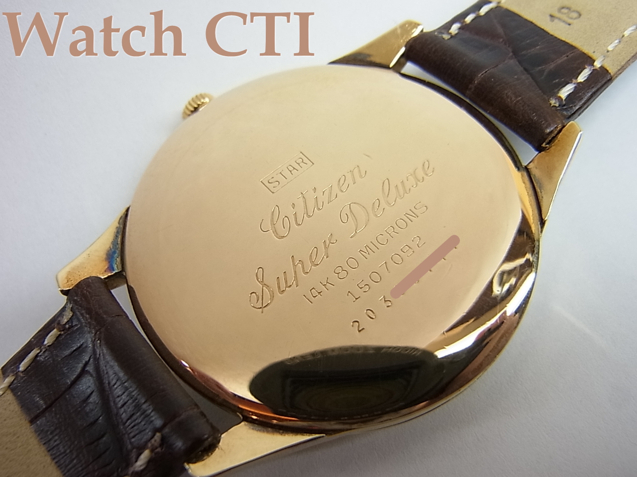 K1590] CITIZEN スーパーデラックス [販売済]