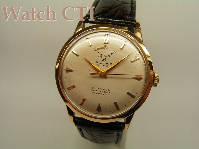 h*7様 [16573]SEIKO インジケーター　自動巻き　17石　14Kgf 16573]SEIKO インジケーター 自動巻き 17石 14Kgf 稼働品 - メルカリ