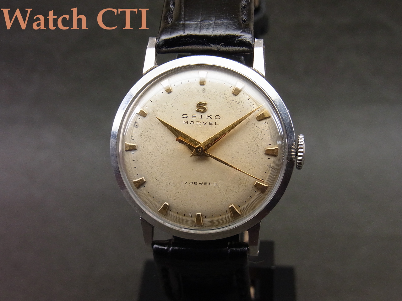 [K5399]　SEIKO　　　Sマーベル17石　最初期非耐震