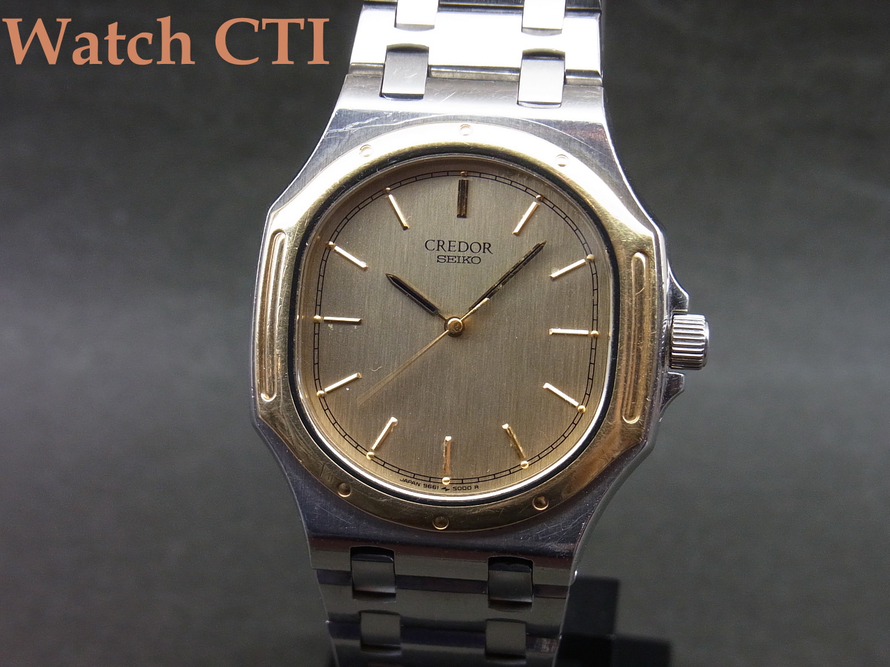 [K5655]　SEIKO　　　クレドール YG/SSケース