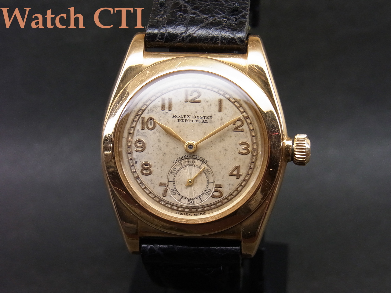 [R791]　ROLEX　　　バブルバック 4ピース18KYGケース ref.3130